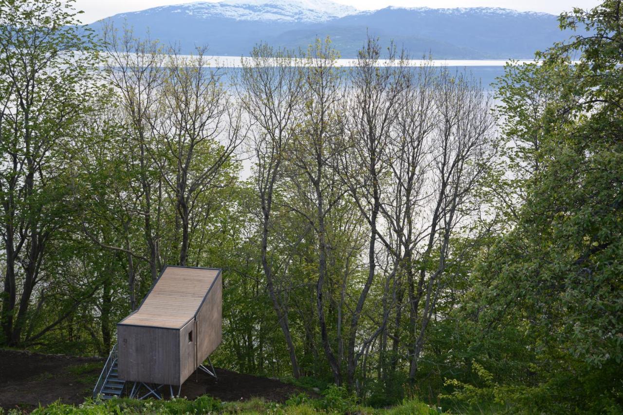 Treehut, Nature, Birds, Silence And Fjord Samlanes Exterior foto